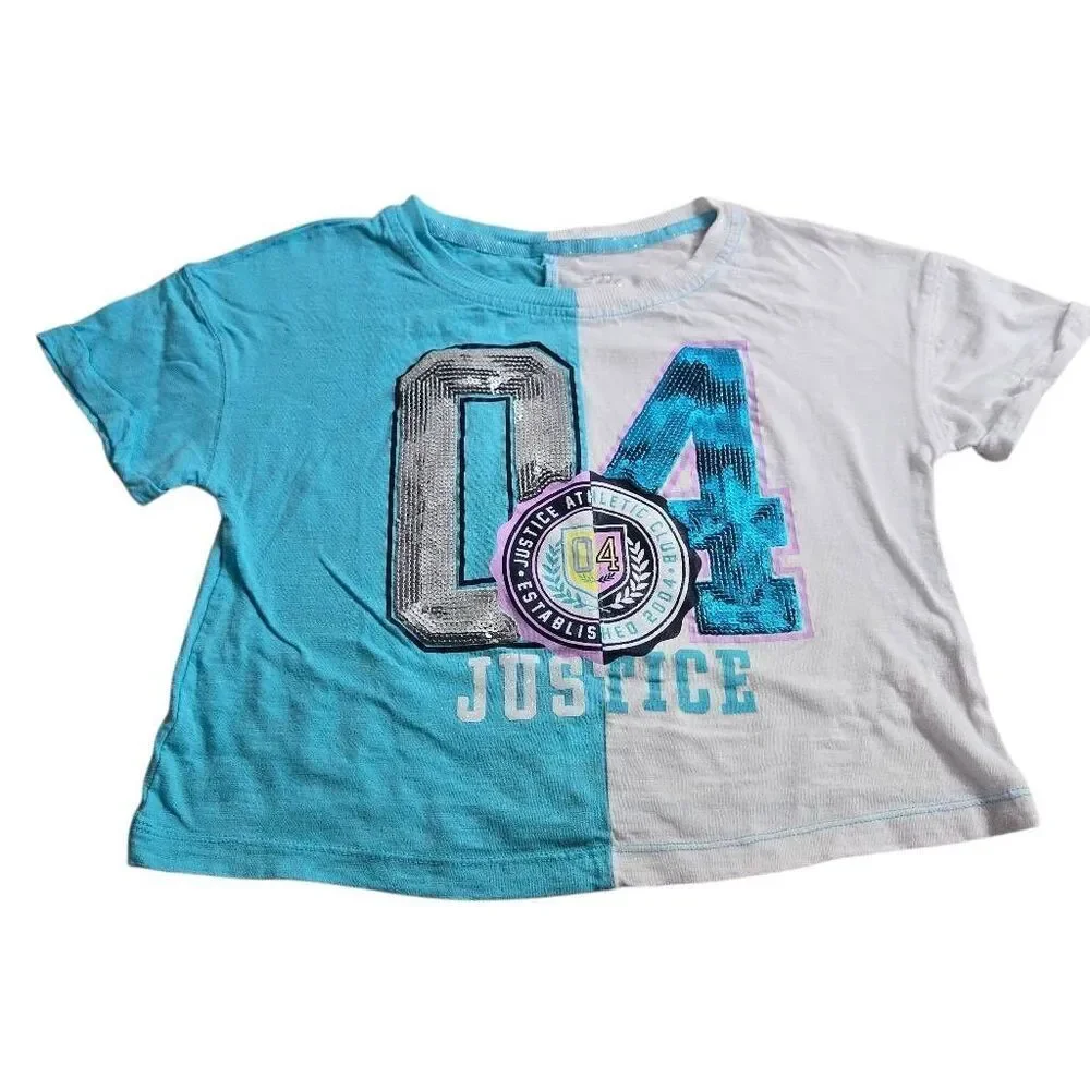 Justice Crop top shirt S7/8
